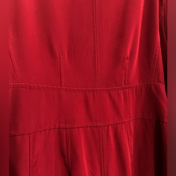 Merona, Single Breasted Water Repellent-Wine/Burgundy-Trench Rain Coat. - Picture 7 of 15